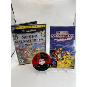 Super Smash Bros Melee Nintendo GameCube SSBB CIB Tested Authentic EXCELLENT con